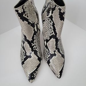 Marc Fisher Snakeskin Booties